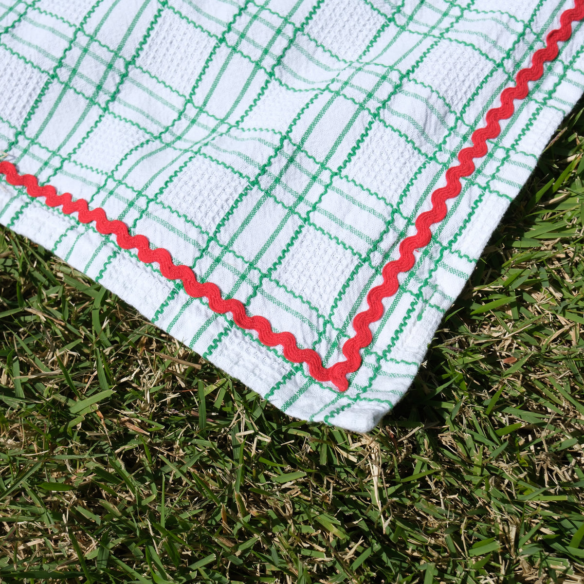 Cherry Check Tablecloth