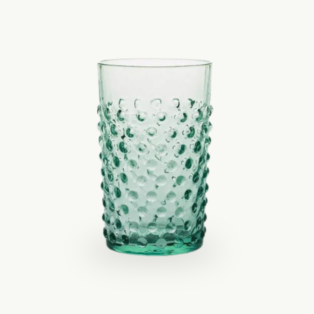 Turquoise Hobnail Tumbler