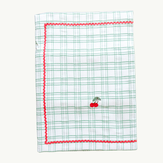 Cherry Check Tablecloth