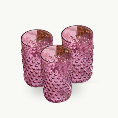 Voilet Hobnail Tumbler