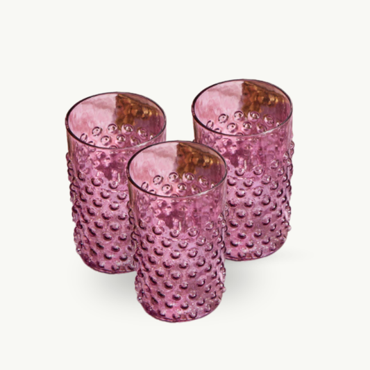 Voilet Hobnail Tumbler