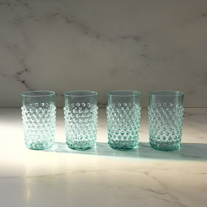 Turquoise Hobnail Tumbler