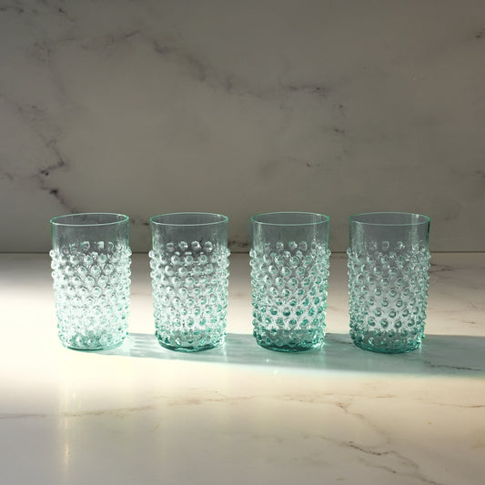 Turquoise Hobnail Tumbler