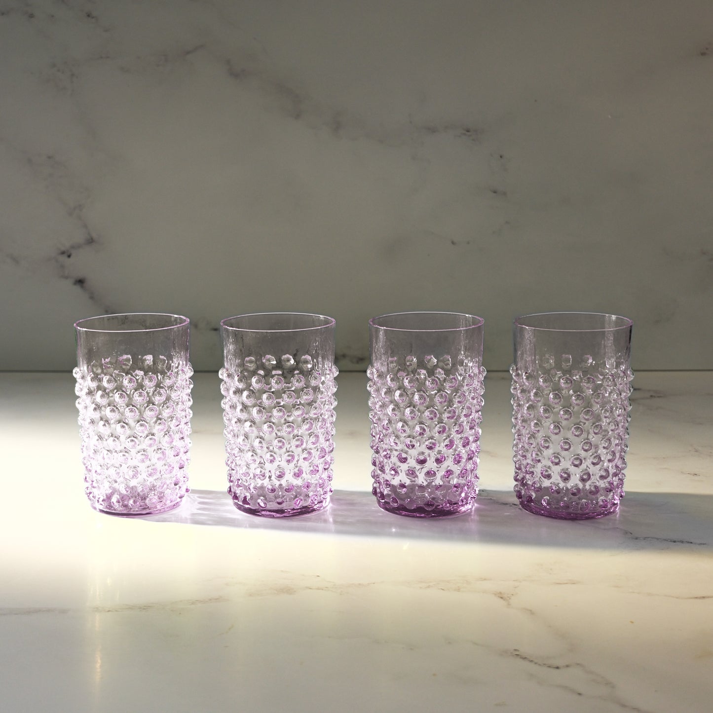 Lilac Hobnail Tumbler | Set of 6