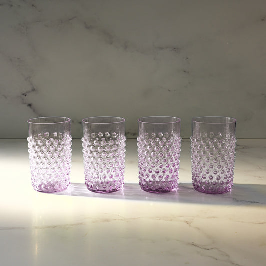 Lilac Hobnail Tumbler | Set of 6