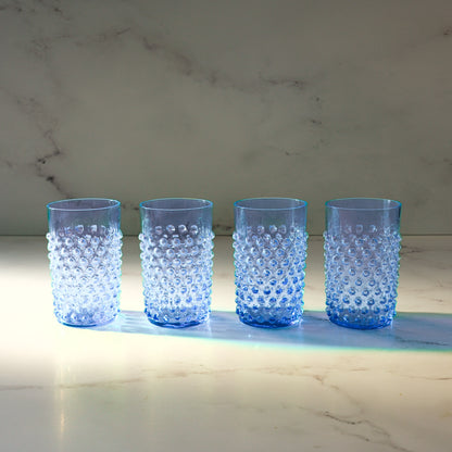 Light Blue Hobnail Tumbler | Set of 6