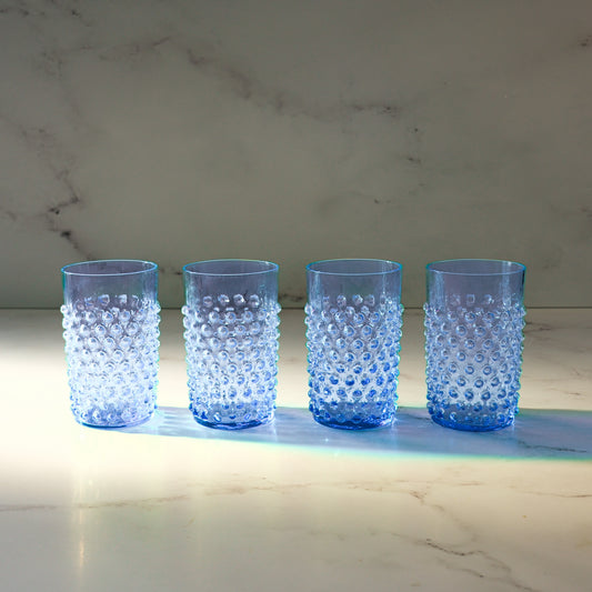 Light Blue Hobnail Tumbler | Set of 6