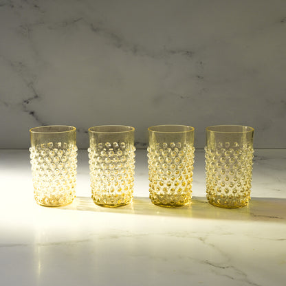 Citrine Hobnail Tumbler | Set of 6