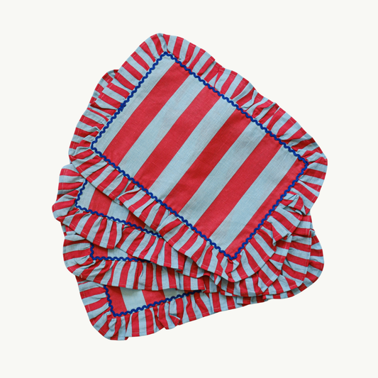 Ruffle Stripe Placemat | Set of 4